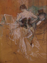 Тулуз-Лотрек Девушка в корсете. 1896г